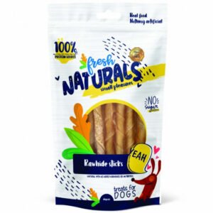 Fresh Naturals Rawhide Sticks – (Twist 12)