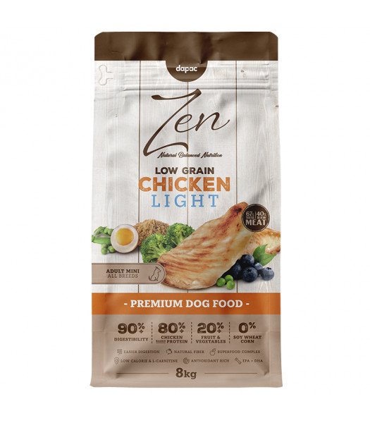 Alimento completo para perros adultos de razas pequeñas.