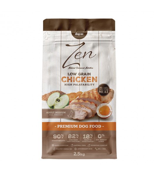 Pienso Zen_Imagine_Low_Grain_Medium_Adult_Chicken 2,5 kg
